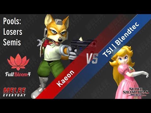 Full Bloom 4 - Kaeon (Fox) vs. TSI | Blendtec (Peach) - SSBM - Singles Pools - Losers Semis