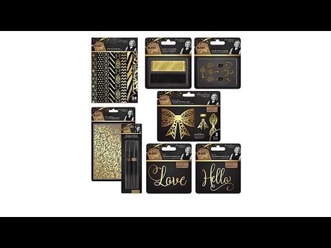 Sara Signature Black   Gold Papercraft Collection