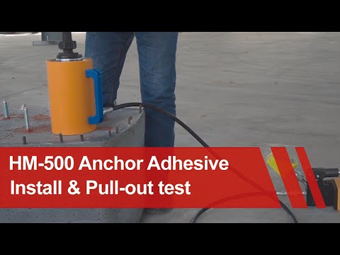 How To Install Rebar With Injectable Epoxy Anchor Into Concrete