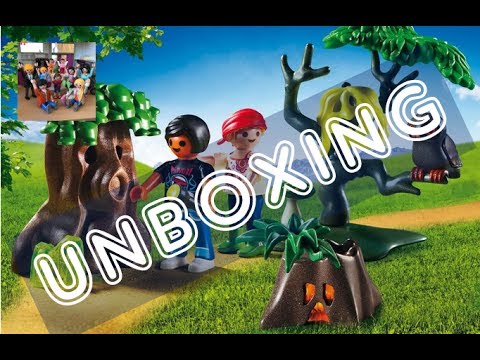 UNBOXING #16 : PLAYMOBIL 6891 ENFANTS AVEC VEGETATION ET LAMPE TORCHE - 100% PLAYMO TUTO