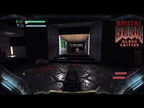 Brutal Doom Black Edition 3.35 [Rain, Parallax, Visor, Relighting] - True Doom Experience 2 | 4K/60