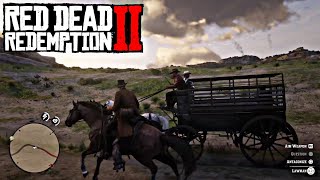 Freeing a Prisoner in a Wagon - Red Dead Redemption 2