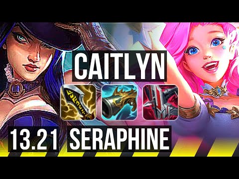 CAIT & Nautilus vs SERAPHINE & Senna (ADC) | Quadra, Legendary, 28/4/7 | EUW Challenger | 13.21