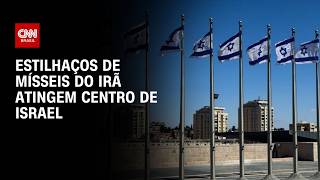 Vídeo: Estilhaços de míssil do Irã danificam prédio de enviados dos EUA em Israel | AGORA CNN