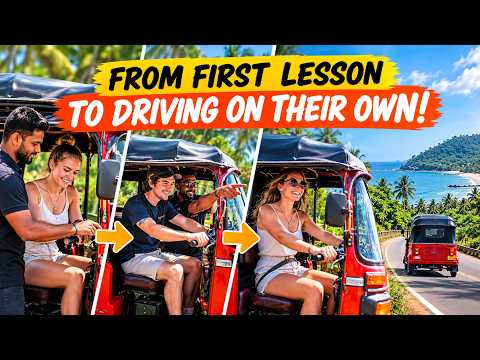 From First Lesson to Driving Solo: Learn to Drive a Tuk Tuk in Sri Lanka — video preview