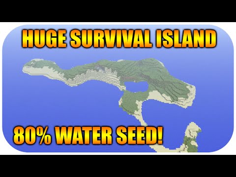 EPIC Minecraft Island Seed!! 😱 80% Water! 🌊