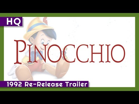 Pinokyo (1940) 1992 Yeniden Yayın Fragmanı