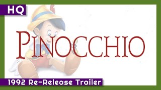 Pinocchio (1940) 1992 Re-Release Trailer