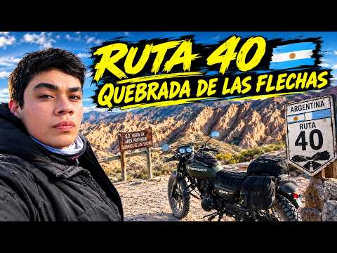 😱 VOLVEMOS A LA RUTA 40 🏍️Quebrada de las flechas - Salta #motoviajero #siamtrender