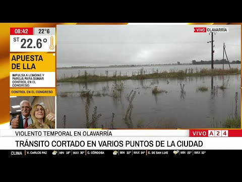🔴 VIOLENTO TEMPORAL EN OLAVARRÍA: CASAS INUNDADAS, CALLES ANEGADAS Y DESESPERACIÓN