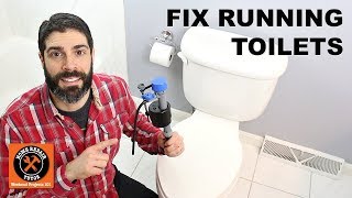 Fix a Running Toilet...Fill Valve Replacement -- by Home Repair Tutor