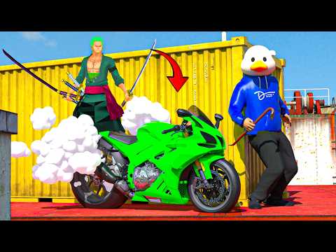 Stealing Zoro’s Big Bike from a Forbidden Island sa GTA 5