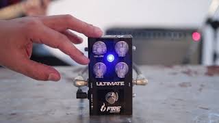 Video thumbnail for Demonstração Pedal Fire Ultimate Distortion Restyle by Fire Custom Shop