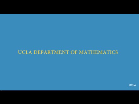 UCLA Department of Mathematics Distinguished Lecture Series - Andrei Okounkov February 19th, 2015