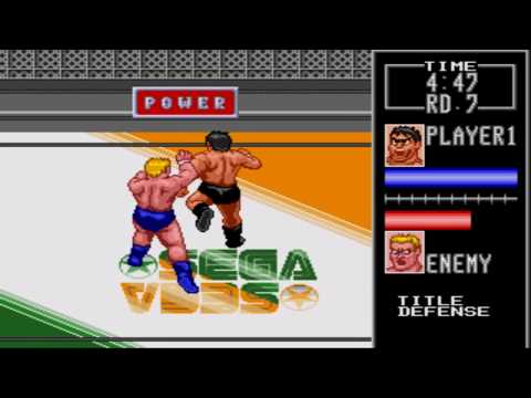 Wrestle War Megadrive