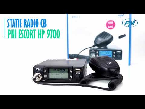 Statie radio CB PNI Escort HP 9700 USB, ANC, ASQ, alimentare 12V 24V