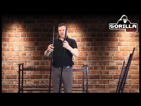 Gorilla GDS4 4 ft Disco Stand & Instructions