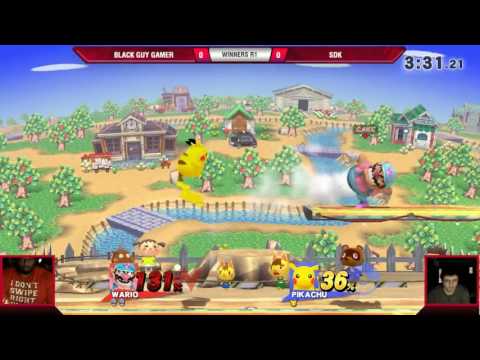 VS Weekly 6/1/17 - Winners R1 - BlackGuyGamer (Wario) vs SDK (Pikachu) - Smash 4