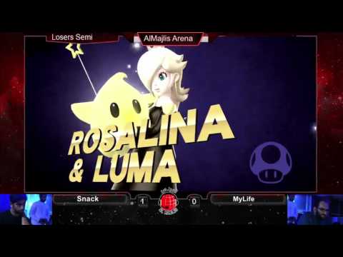 AlMajlis16: Snack (Ryu, Mega Man, Yoshi) vs MyLiFe (Rosalina) - LR8