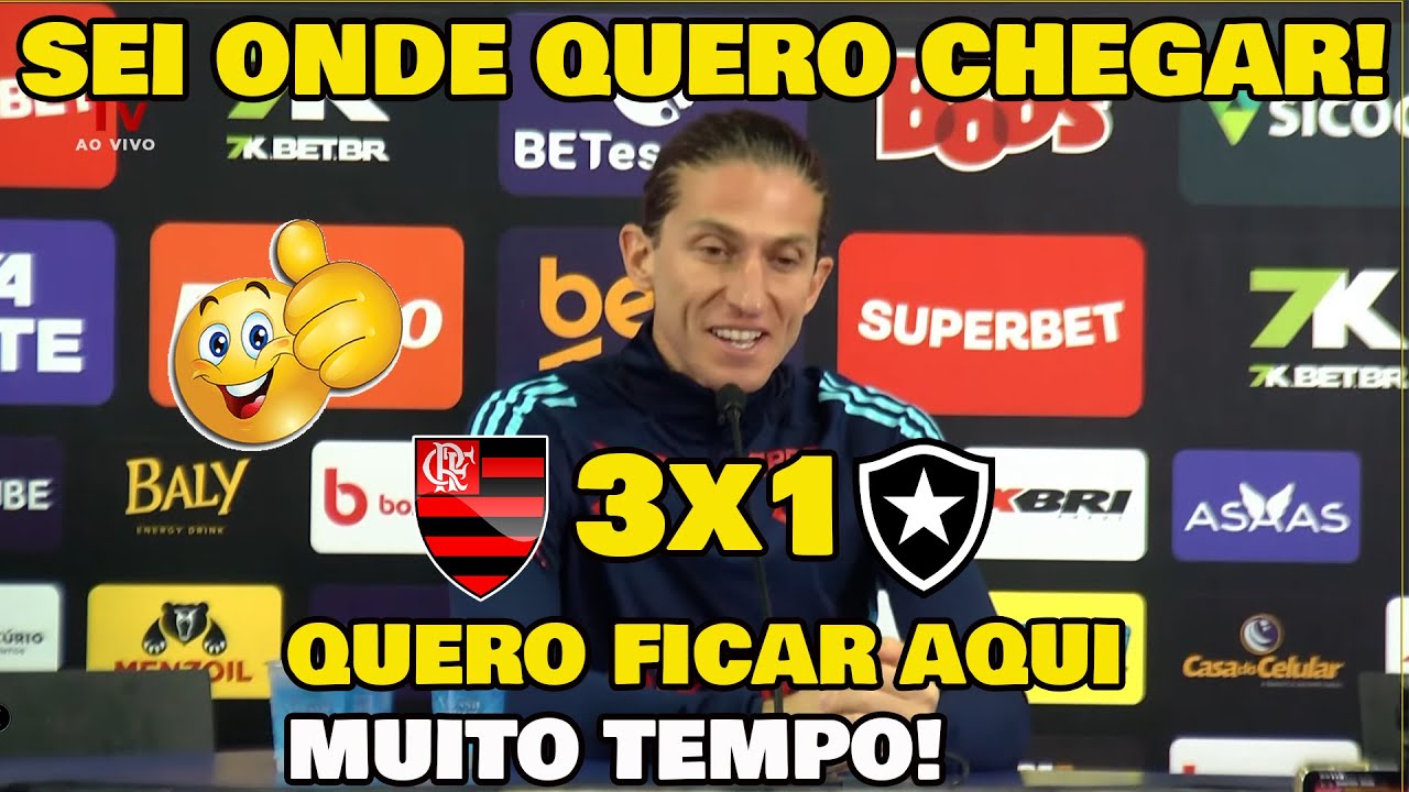 FILIPE LUÍS DEU AULA NA ENTREVISTA! FLAMENGO 3x1 BOTAFOGO MENGÃO TRICAMPEÃO DA SUPERCOPA!