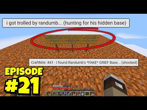 how i trolled the CraftNite server haha... (CraftNite #21)