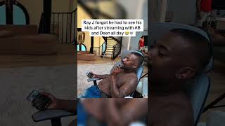 Ray J forgot to go see his kids 💀 #adrienbroner #deenthegreat #rayj #kickclips #trending
