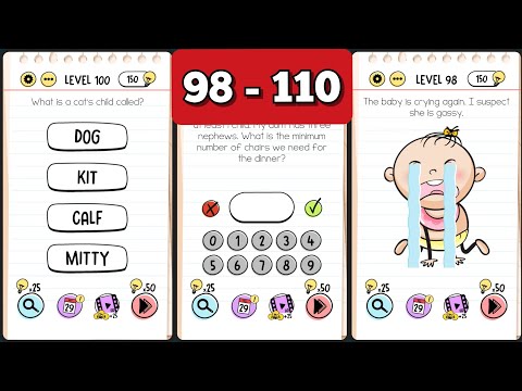 brain test level 98 99 100 101 102 103 104 105 106 107 108 109 110