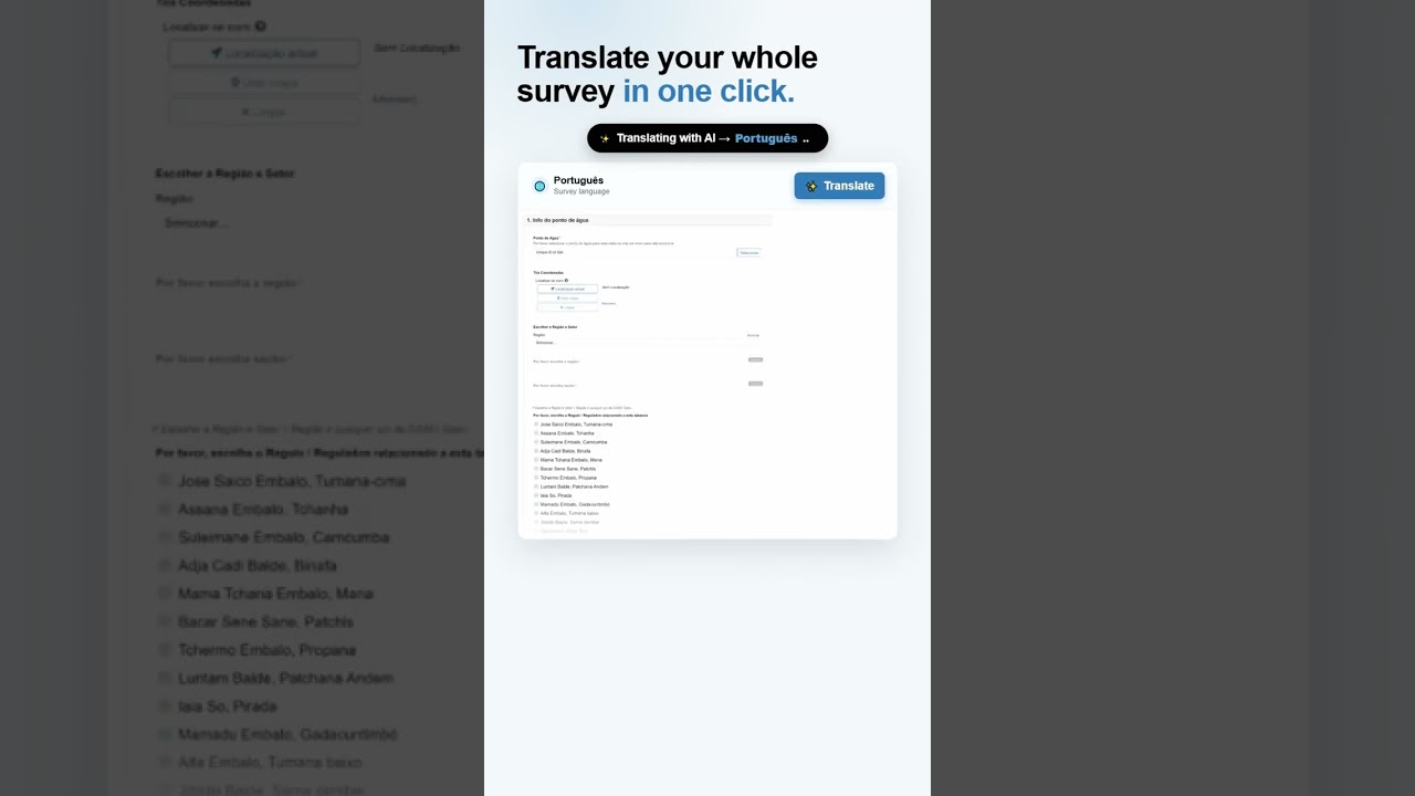 Survey Translations