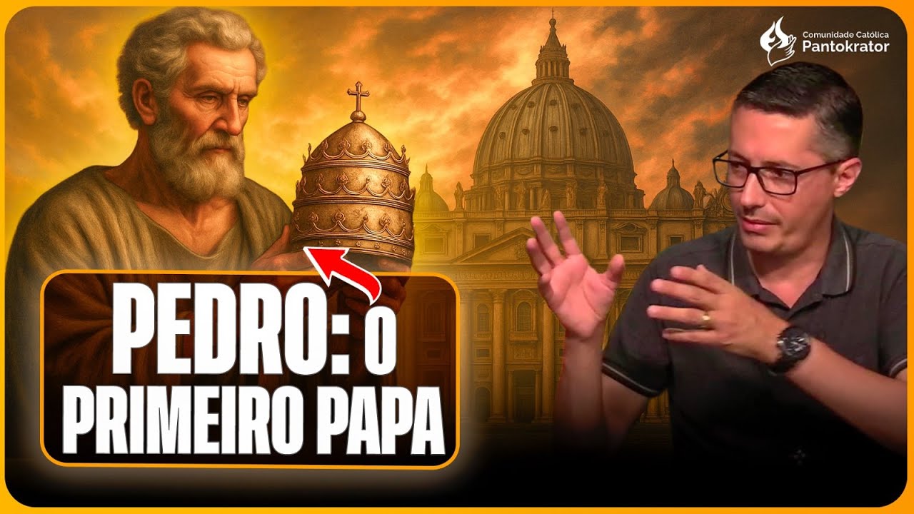 O primado de PEDRO - o PRIMEIRO PAPA da Igreja | Prof. Raphael Tonon