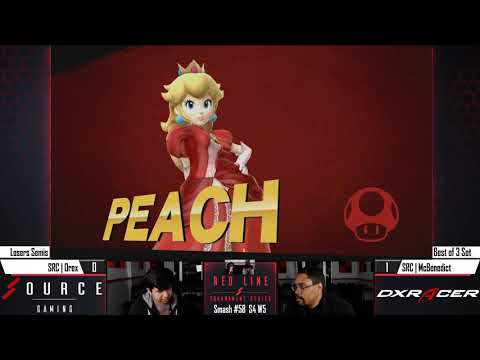 Red Line Smash 58 - SRC | McBenedict (Ryu) Vs. SRC | Orex (Peach)... RIP Mr. Saturn.