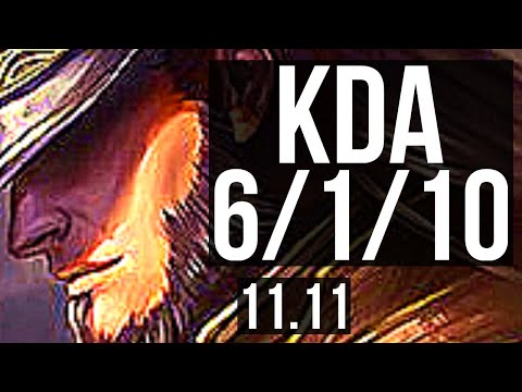 TWISTED FATE vs VIEGO (MID) | 6/1/10, Rank 7 TF, 800+ games, 1.3M mastery | KR Challenger | v11.11