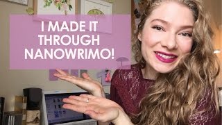 NaNoWriMo Vlog #5: Wrap Up + Books On My Desk
