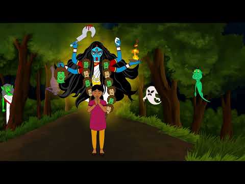 Diwali || Kali Puja || Bhoot Chaturdashi Short Animation Film || CANVAS ANIMATION