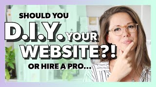DIY or Hire a Web Designer?! Design your own website to sell art & design online  [2020]