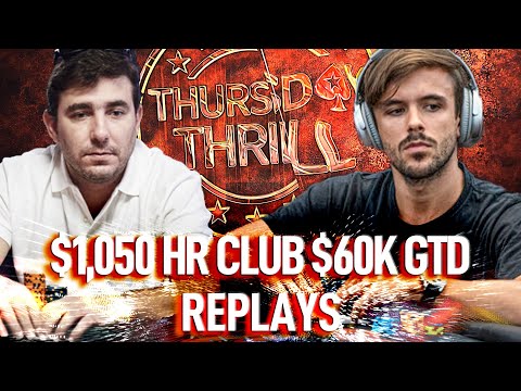 HR Club $1,050 KO theNERDguy | Leqenden  | bauruzito Final Table Thursday THRILL Poker Replays