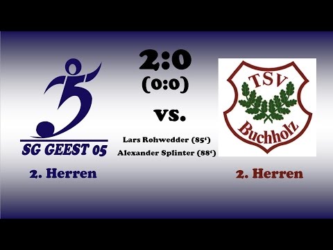 Highlights SG Geest 05 II vs. TSV Buchholz II - 13.08.2016