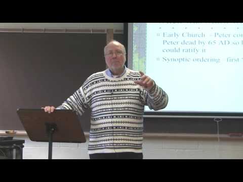 Dr. Ted Hildebrandt, New Testament Survey, Lecture 10, Mark Part 2