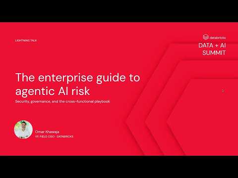 Watch: The Enterprise Guide to Agentic AI Risk: Security, Governance, and the Cross-Functional Playbook