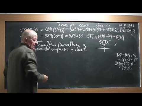 2/2 Lectia 1606 Clasa 2 - Tabla inmultirii Inmultirea a 2 numere (unul cu 3 cifre celalalt cu 2)