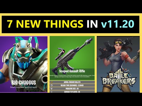 Fortnite patch notes 11.20 | Weapons / LTM / Tutorial Mode / Risky Reels Event? / New Locker Feature