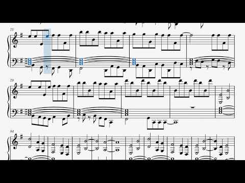 Yggdrasil (Xenoblade Chronicles 2) Piano Sheet Music - ユグドラシル(ゼノブレイド2)ピアノ