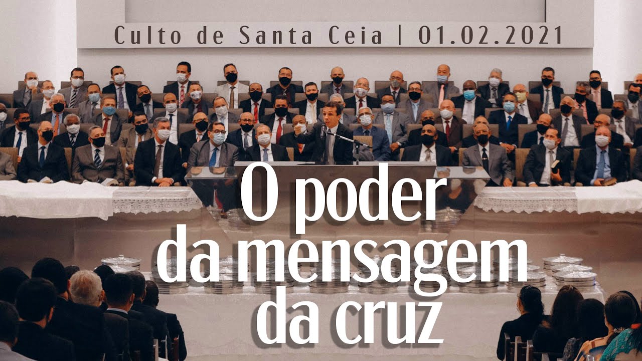 O PODER DA MENSAGEM DA CRUZ | Ev. Marcelo Telles [HD] Culto de Santa Ceia 01/02/2021