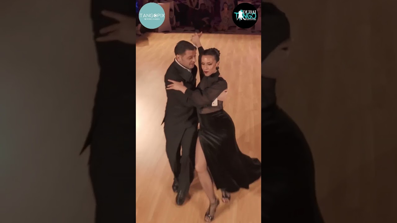 DUBAI TANGO FESTIVAL Neri Piliu & Yanina Quiñones dance Carlos Di Sarli  #tango #dance