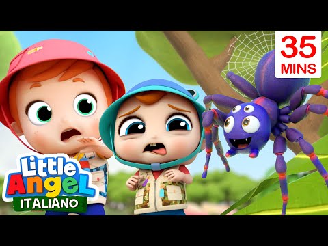 Gianni Non Ama Gli Insetti 🐞🍂😨 Cartoni Animati & Canzoni Bambini | Little Angel Italiano