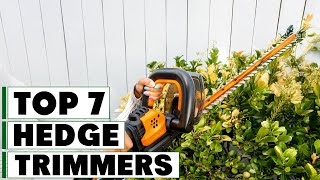 7 Best Hedge Trimmers to Keep Your Garden Pristine