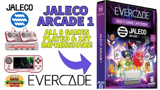 Evercade Jaleco Arcade 1 - ALL games played plus 1st Impressions!