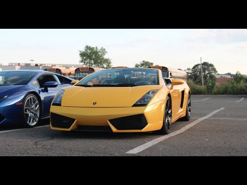 2008 Lamborghini Gallardo Spyder - Start up and Accelerations