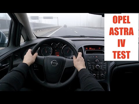 Opel Astra 4  2013 110HP ECOTEC | POV 4K | TEST DRIVE | 0-100 | HATCHBACK | FOGGY DAY