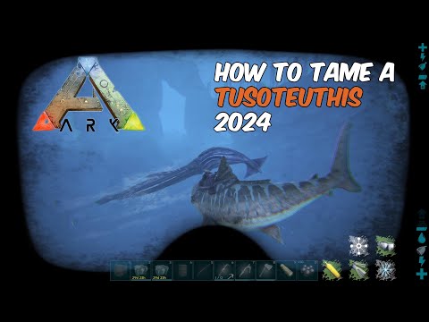 How to tame a Tusoteuthis in ARK Survival Evolved #ark #arksurvivalevolved  #tusoteuthis
