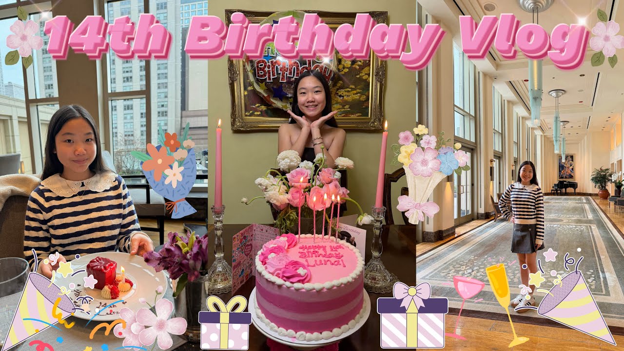 14th Birthday Vlog | The Peninsula, shopping, Michigan Ave, Chicago, etc!🎂🎊🥳🛍️